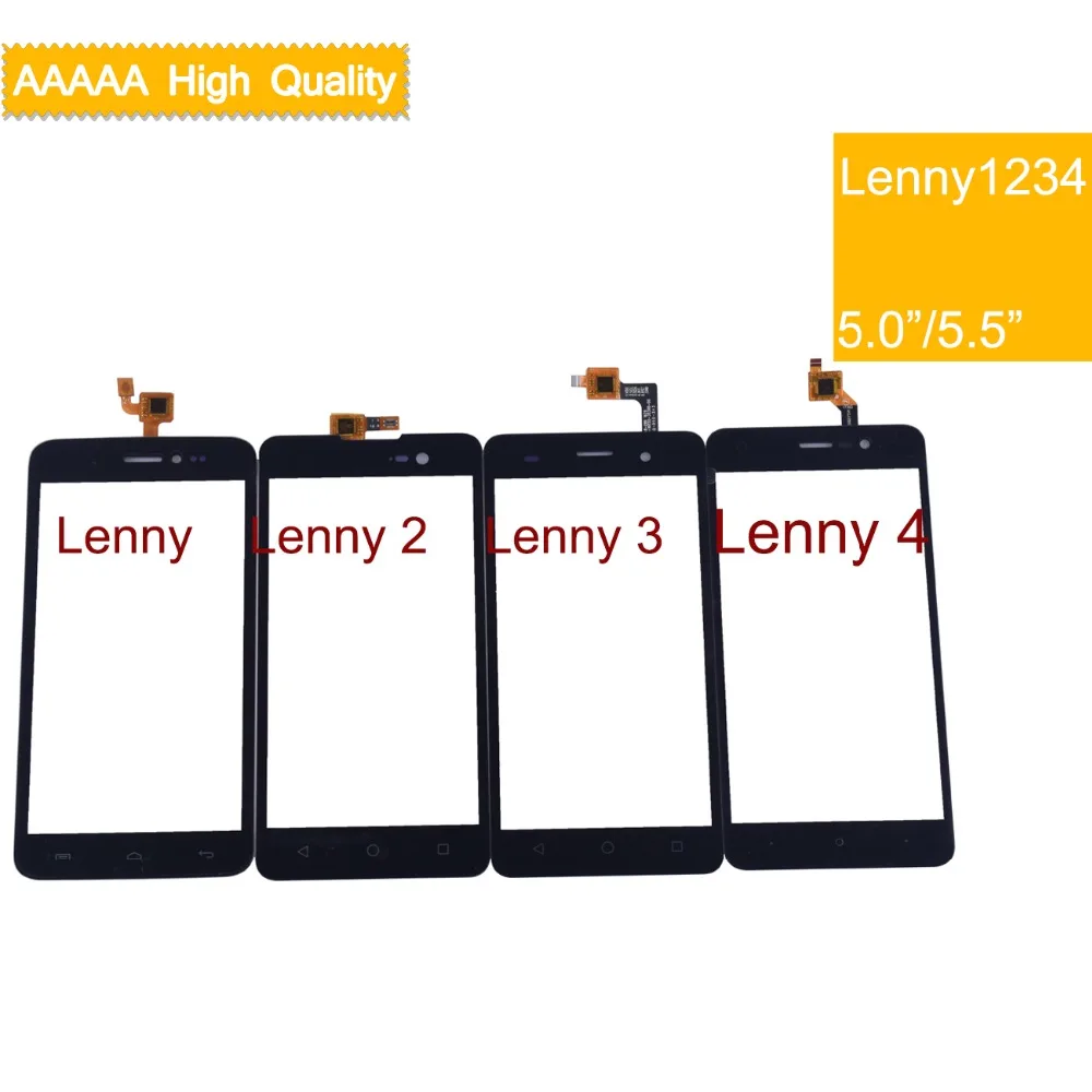 10 шт. для Wiko Lenny 1 2 3 4 Сенсорная панель сенсорного экрана дигитайзер Переднее