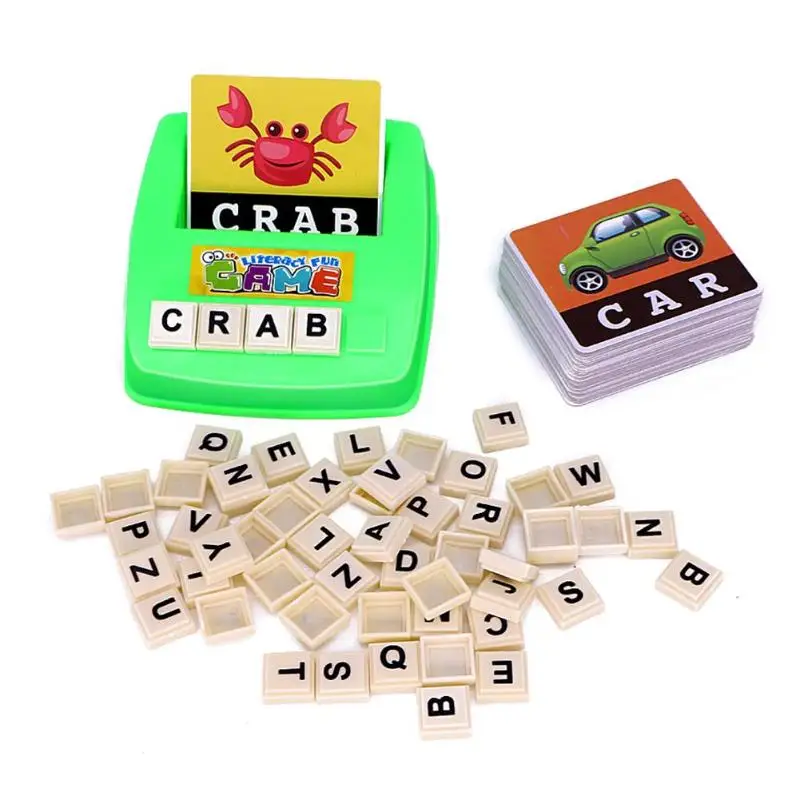 Алфавит буквы карточная игра английский язык ABC детские развивающие Игрушки для