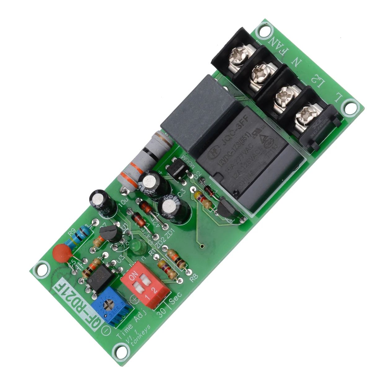 AC 110V-240V Delay Turn OFF Module Relay Timer Control Switch Adjustable Timing Off Board | Обустройство дома
