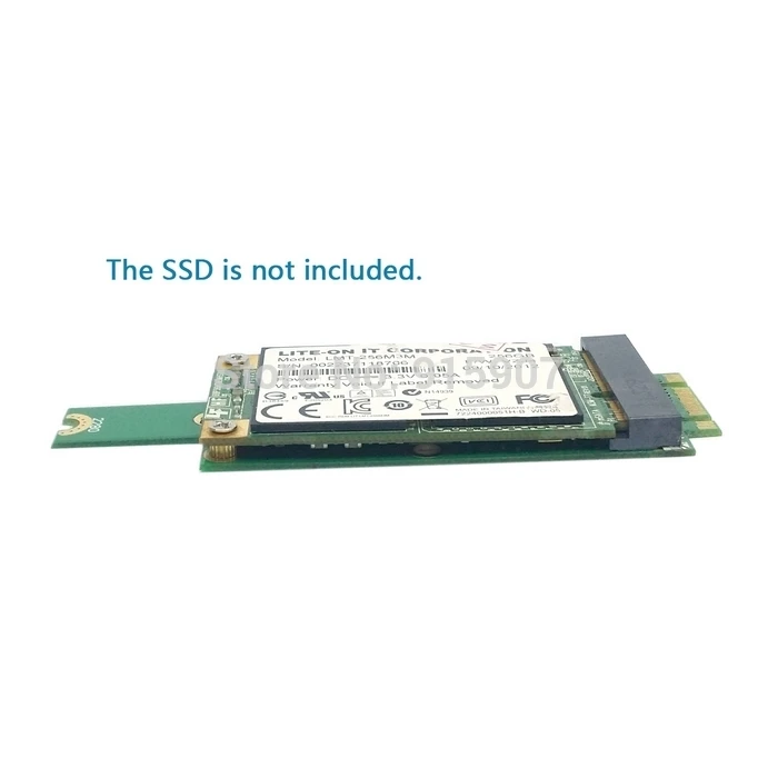 Xiwai Mini NGFF M.2 B Ключ SATA SSD на PCI-e адаптер mSATA карта 2230 2242 2260/80 мм | Компьютеры и офис