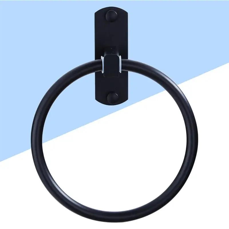 1 шт. кольцо для полотенец алюминиевый круглый настенный держатель банных