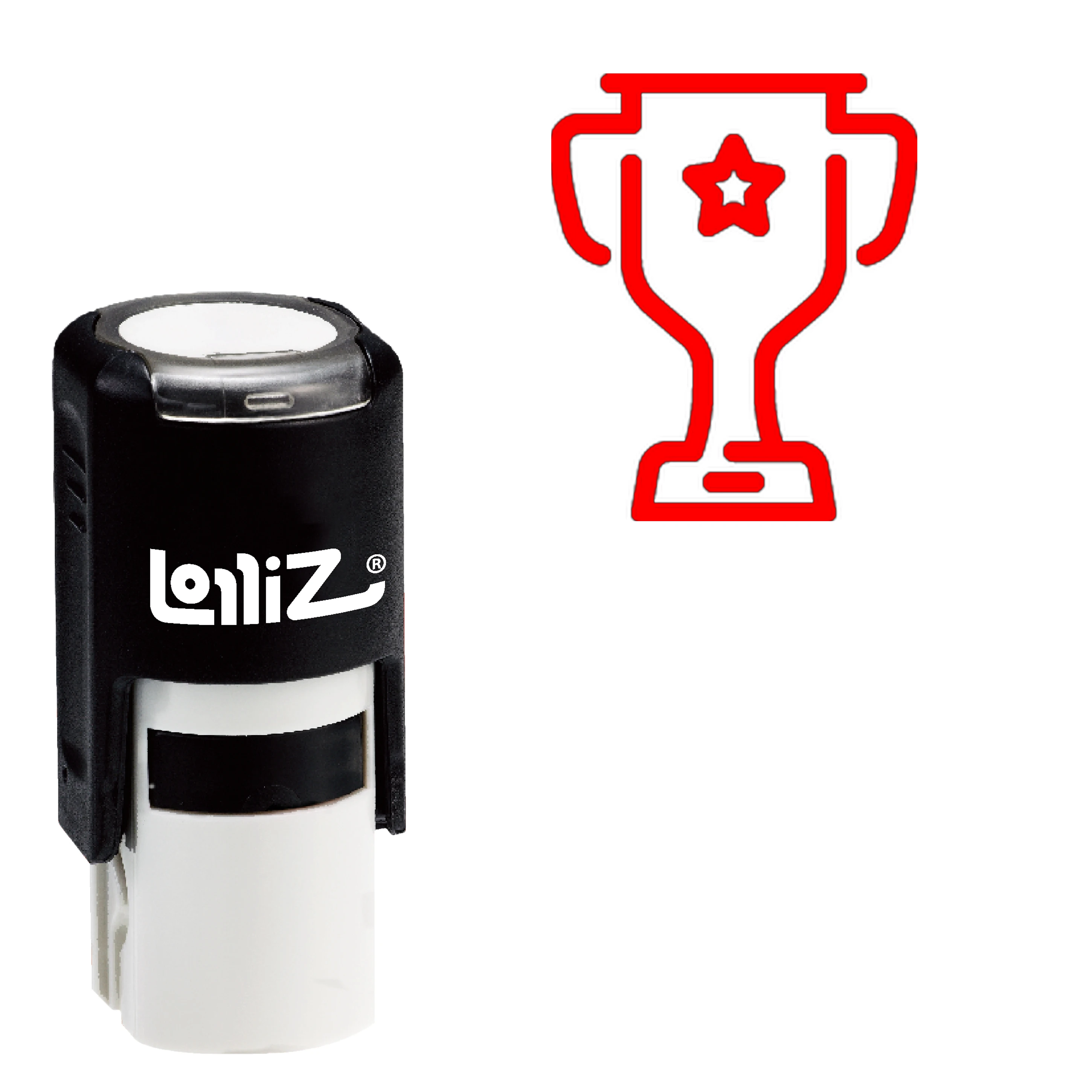 

LolliZ Trophy Self-Inking Rubber Stamp - Modern Symbol Series