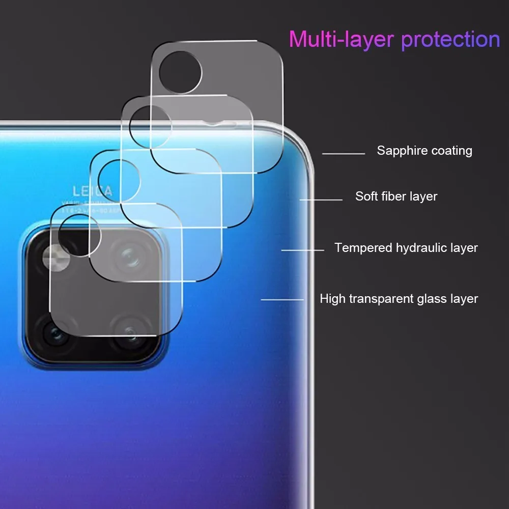 Защитное стекло для задней камеры 2 шт. Huawei Mate 20 Pro 10 Lite P20 Honor 8X 9 25D | Мобильные