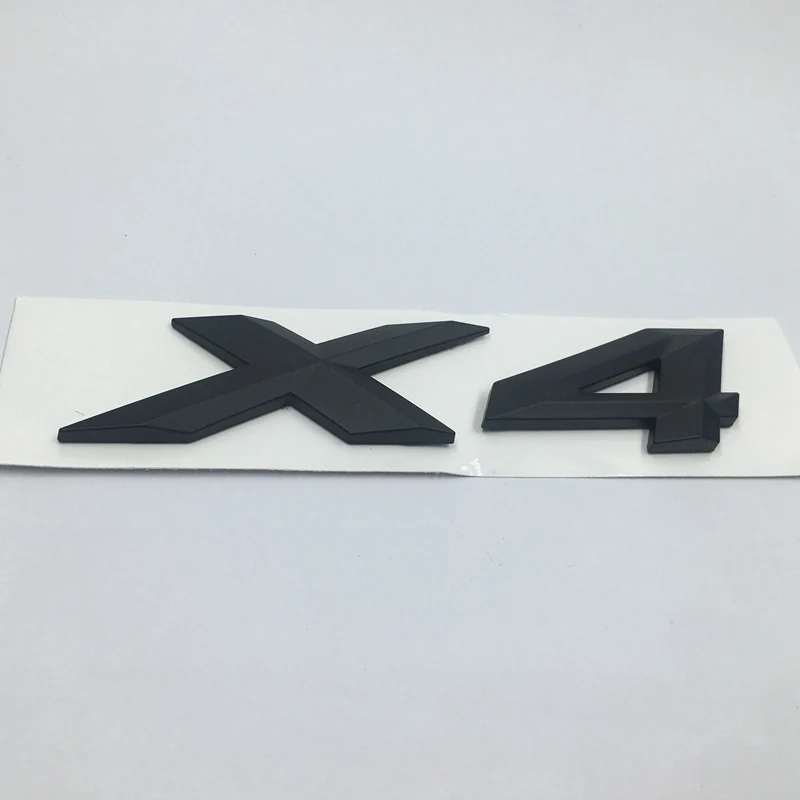 Автомобильные наклейки матовые черные для BMW X1 X3 X4 X5 X6 GT буква с цифрами значок