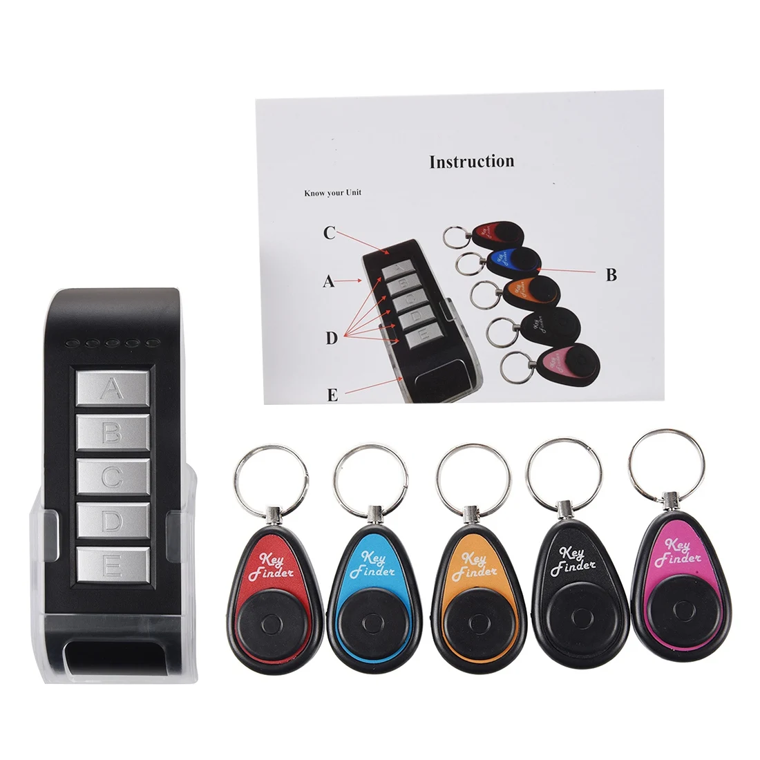 5 в 1 беспроводной Lost Key Finder Locater Find сигнализация брелок 40 м | Электроника