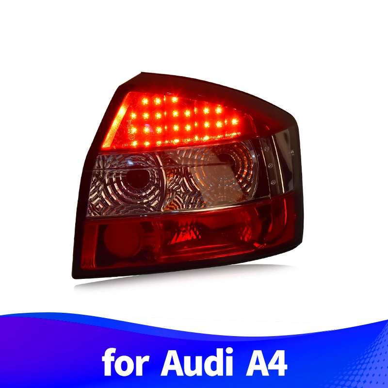 Хвост светильник в сборе для Audi A4 2001 2004 B6 светодиодный бег стоп сигнал сигнала