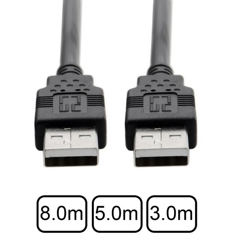 10 футовый черный USB 2 0 высокоскоростной кабель A Male A|Кабели передачи данных| |