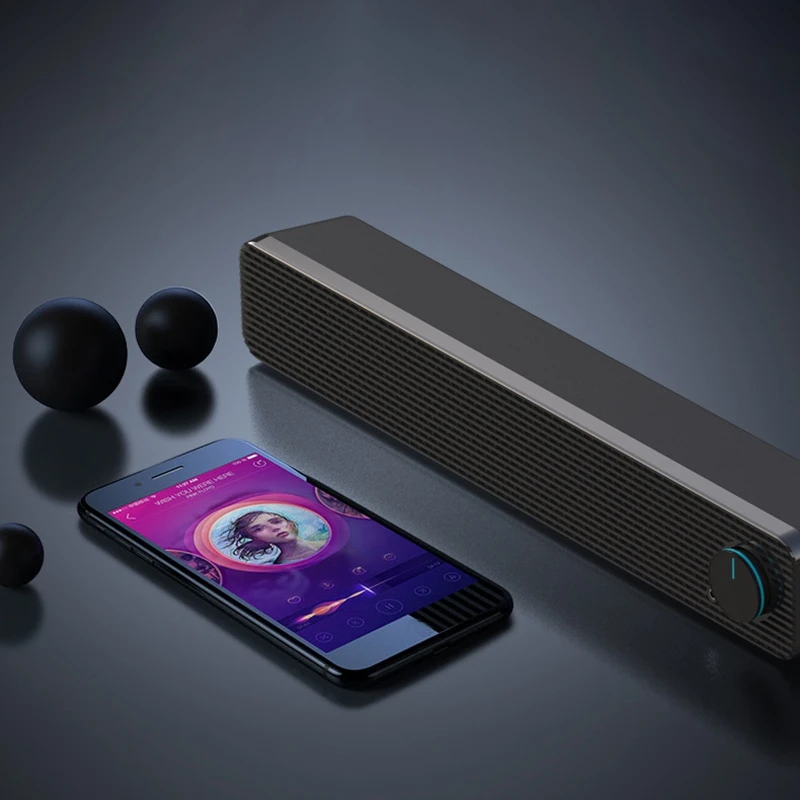 Компьютер аудио Настольный Ноутбук домашний динамик мобильный телефон длинный