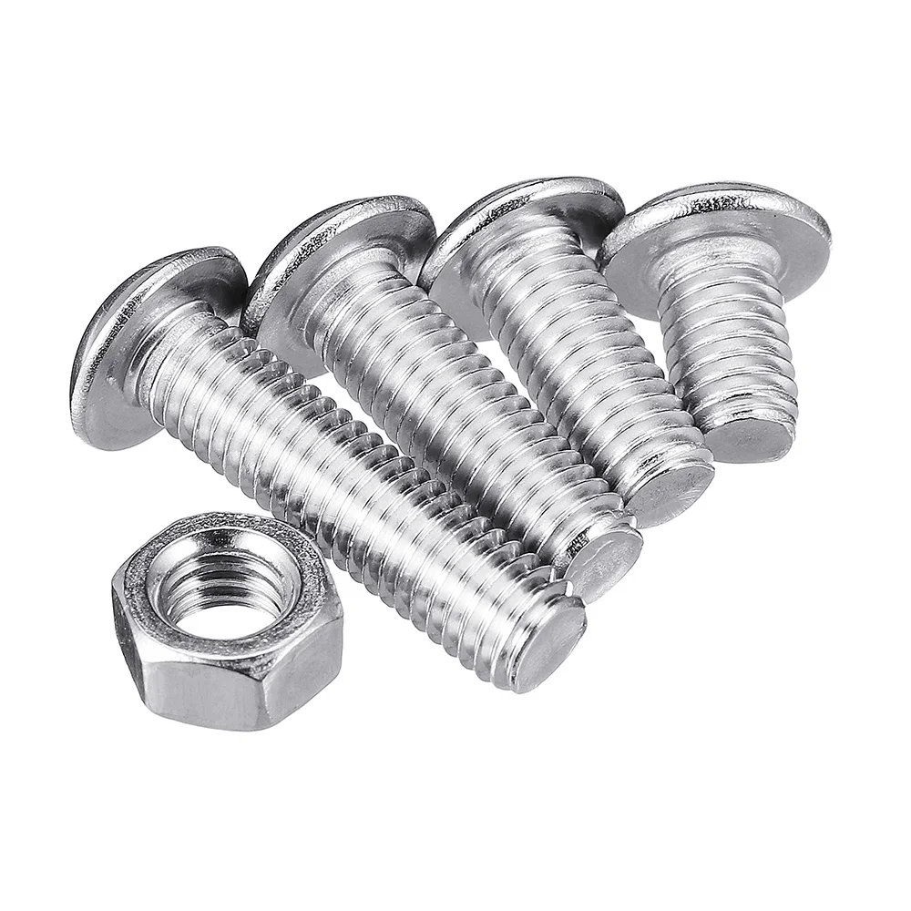 Suleve MXSH4 515 шт M3/M4/M5 нержавеющая сталь Шестигранная кнопка с круглой головкой