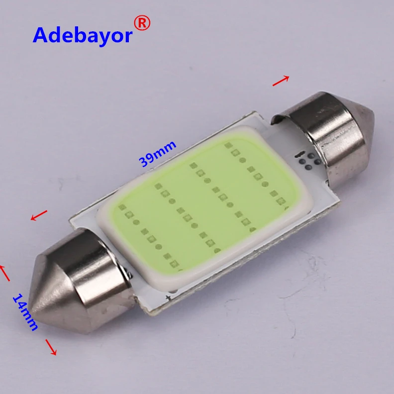 30X 31 мм 36 39 42 C5W Автомобильный светодиодный фестон COB 12 чипов авто супер яркая