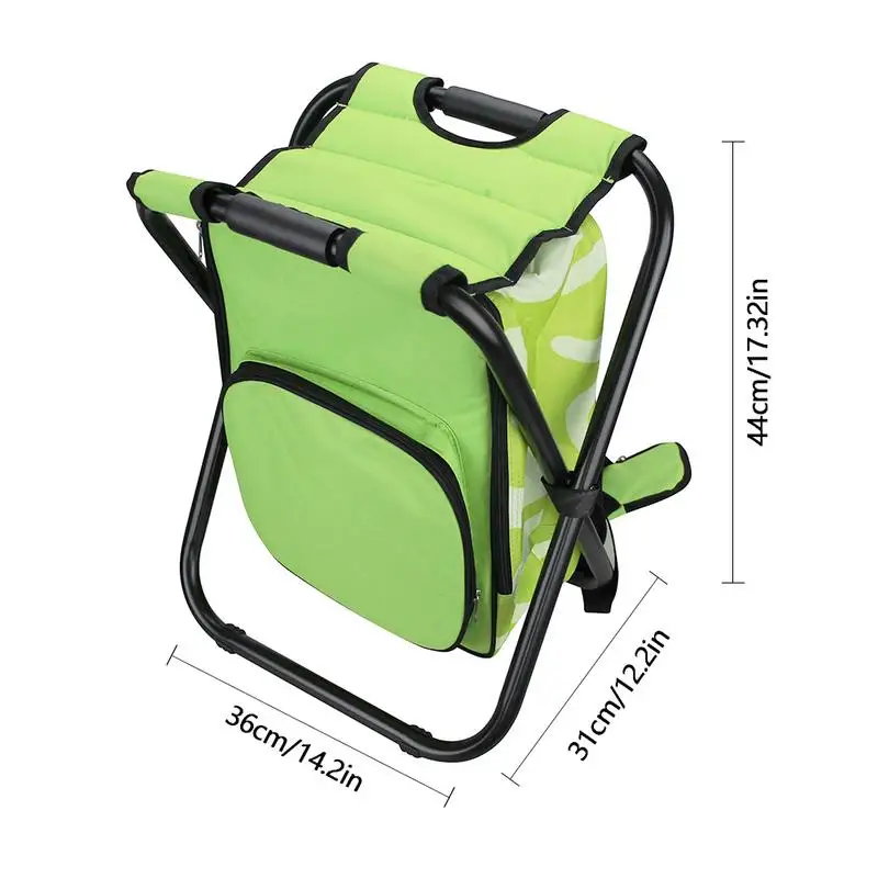 Online 2019 Yeni Katlanır Tabure Taşınabilir Buz Torbası Sandalye Yalıtımlı Açık Seyahat Büyük Tırmanma çantası Balıkçılık Plaj Sandalyesi