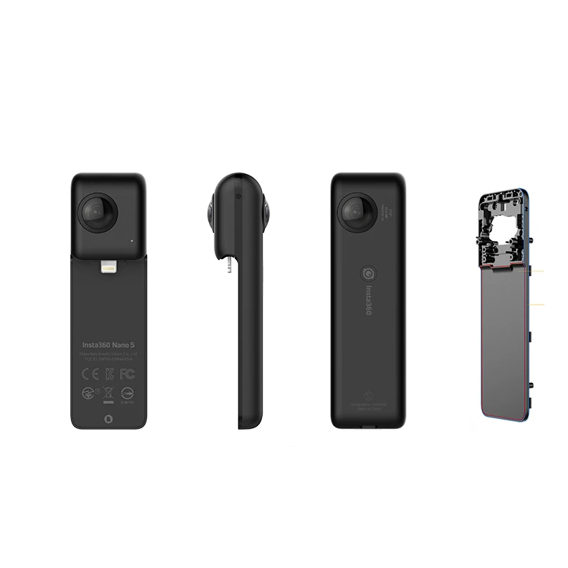 Insta360 Nano S 4K 360 VR видео панорамная камера 20MP фотографии для iphone|Видеокамеры °| |