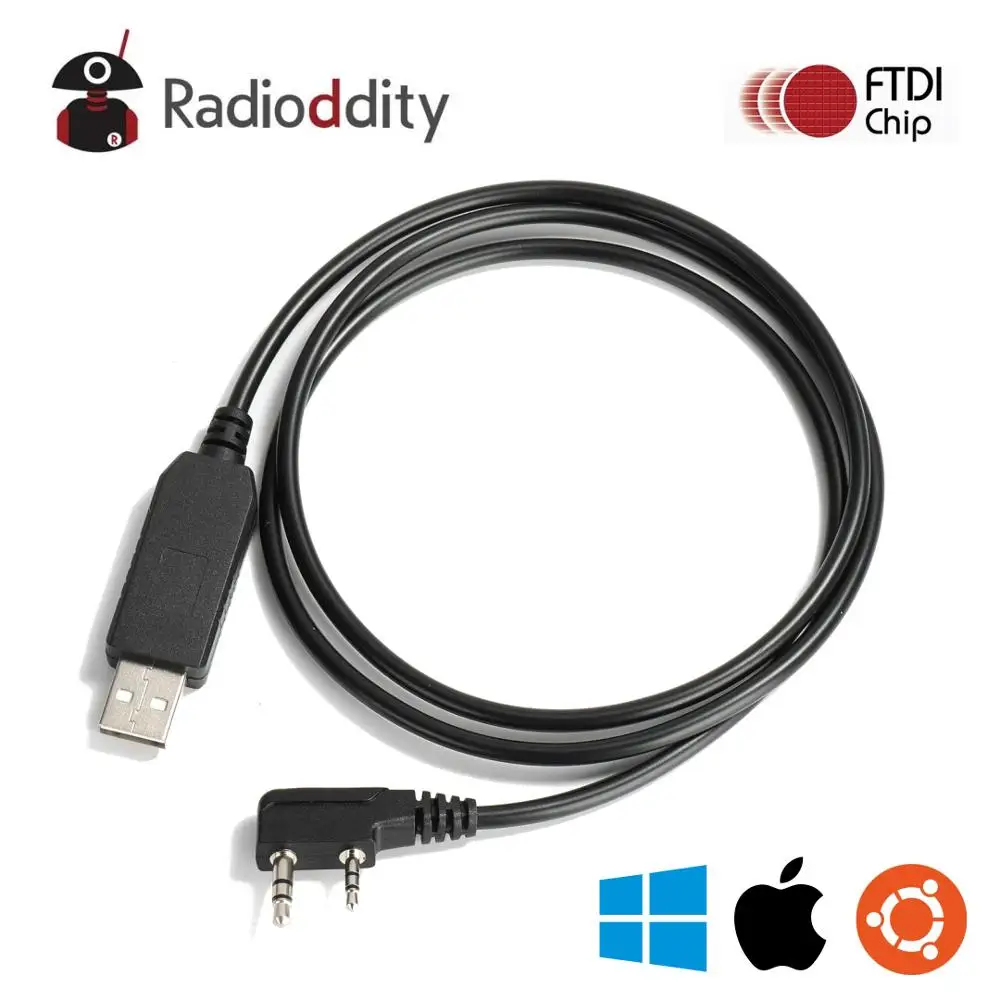 Радиочастотный PC001 FTDI USB кабель для программирования Plug and Play совместим с Baofeng