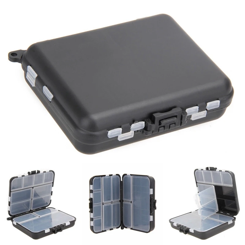Portable Fishing Tackle Box 11 Compartments Storage waterproof Lure baits Accessories Hooks Deposit Case BOX | Спорт и развлечения