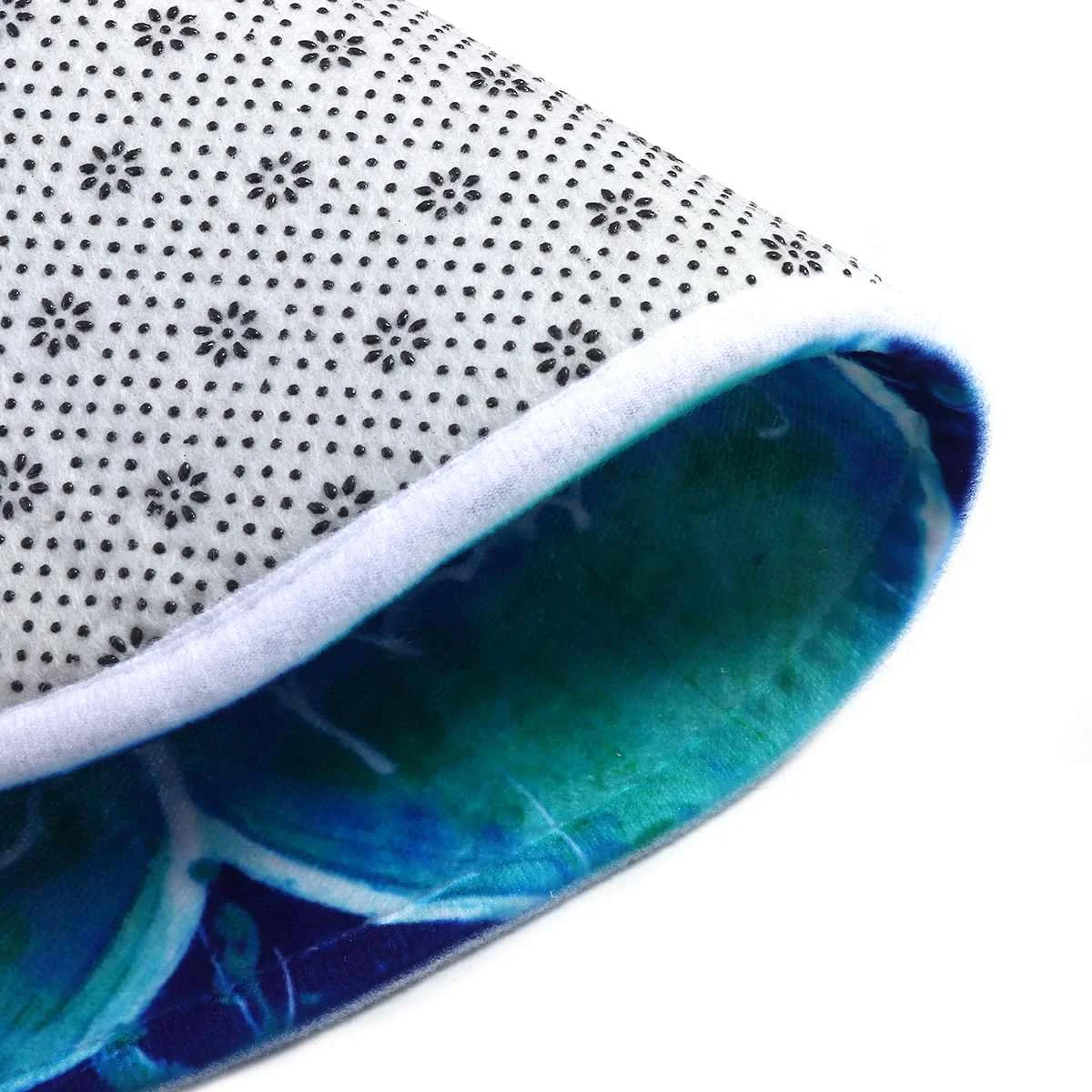 60 см * Круглый напольный коврик для йоги медитации 5 мм нескользящий активного