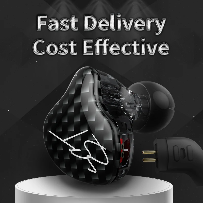 KZ ZST 1DD + 1BA наушники с двойным драйвером динамические и арматурные съемные