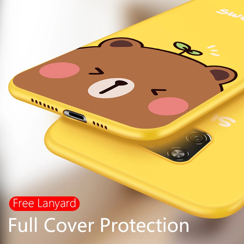 Милый мультфильм силиконовый чехол для huawei mate 20 Lite Мягкий бампер 10 Pro Funda Coque Capa |