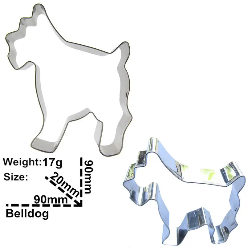 Форма Belldog 3 шт прессформы для резки печенья инструменты выпечки украшения торта