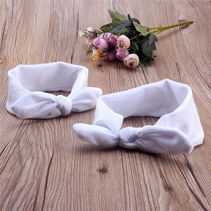 Cute 2PCS/Set Mom Mother Daughter Kids Baby Girls Bow Headband Hair Band Accessories Hot Sale New Solid Newborn Infant Headwear | Детская