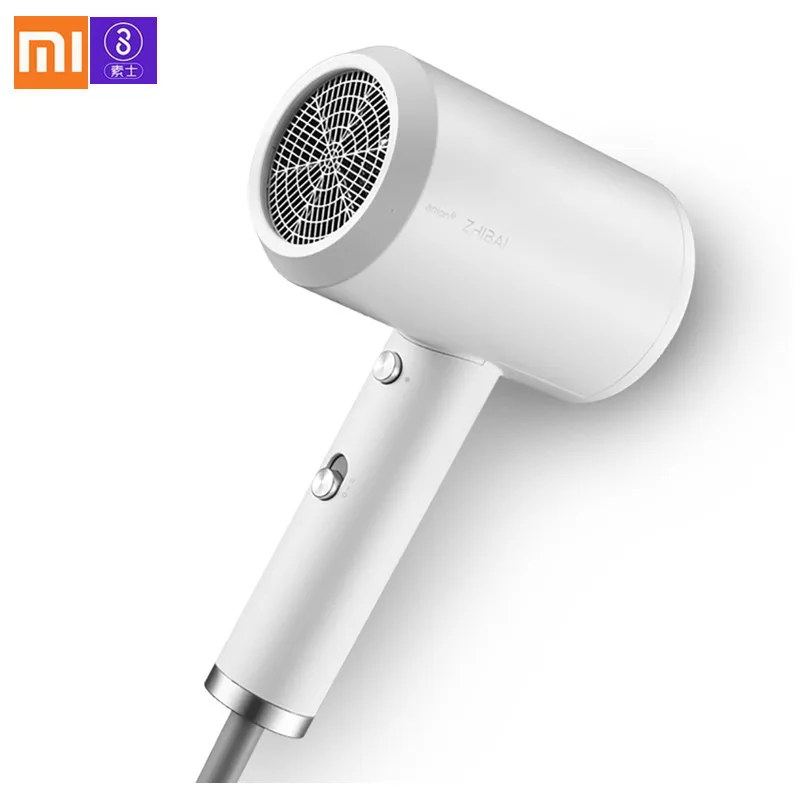Оригинальный фен для волос Xiao mi jia Zhibai портативный ni Anion Hl3 1800 Вт 2 скорости дома и