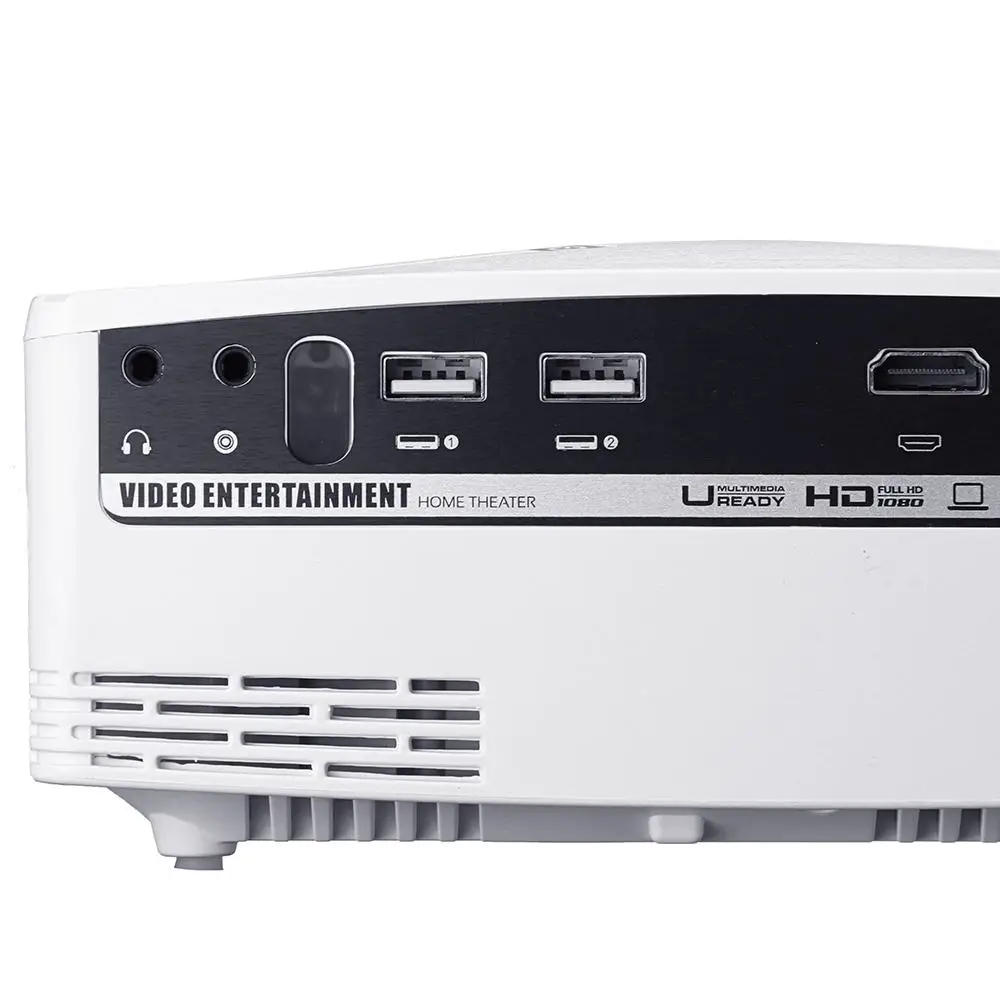 VIVIBRIGHT HD Мини проектор C80 1280x720 видео LED Портативный для игры кино домашнего
