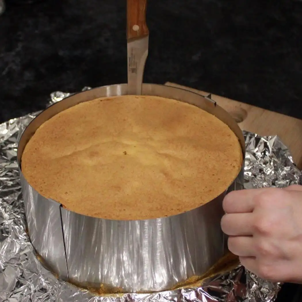 Регулируемый Нержавеющая сталь торт печенье помадка 6 12 inch плесень круглые формы