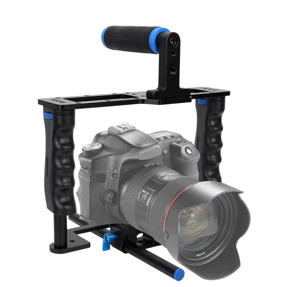 C2 DSLR камера крепление с верхней ручкой захват Photo Studio Kit кролик клетка