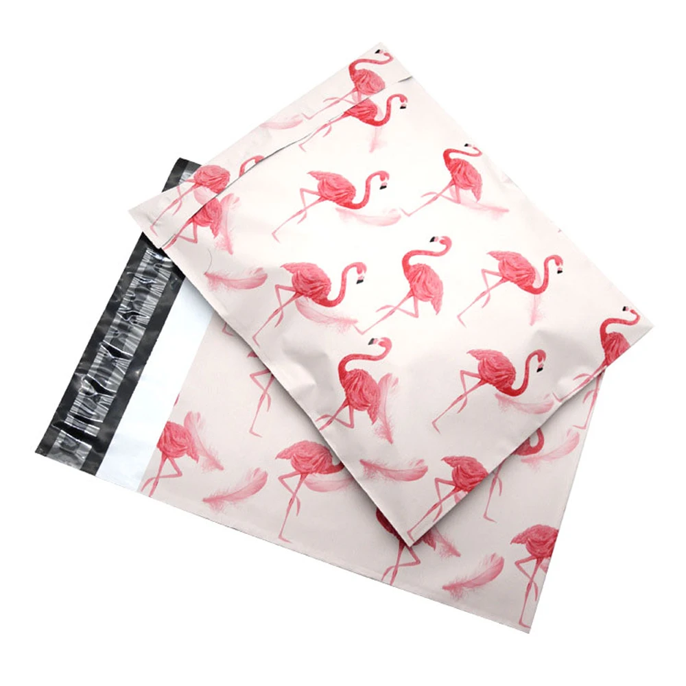 Speedy Mailers 100 шт 25 5*33 см 10*13 дюймов модные розовые Фламинго шаблон поли само-печать