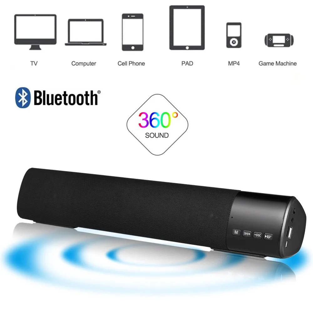 Беспроводная Bluetooth колонка стерео музыкальный плеер BT3.0 Спортивная звуковая
