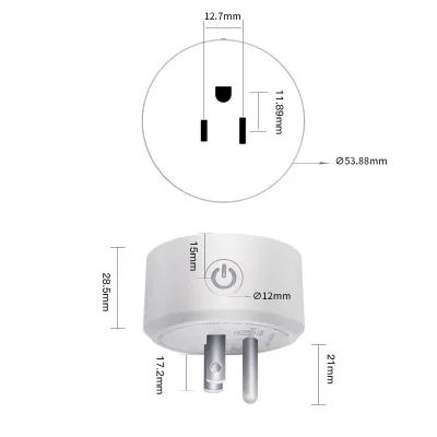 Smart Plug IFTTT 3 Pack Work with Alexa and Google No Hub Remote Control Your Devices From Anywhere | Обустройство дома