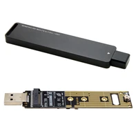 usb 3 0 to nvme m key m 2 ngff ssd external pcba conveter adapter with flash disk case