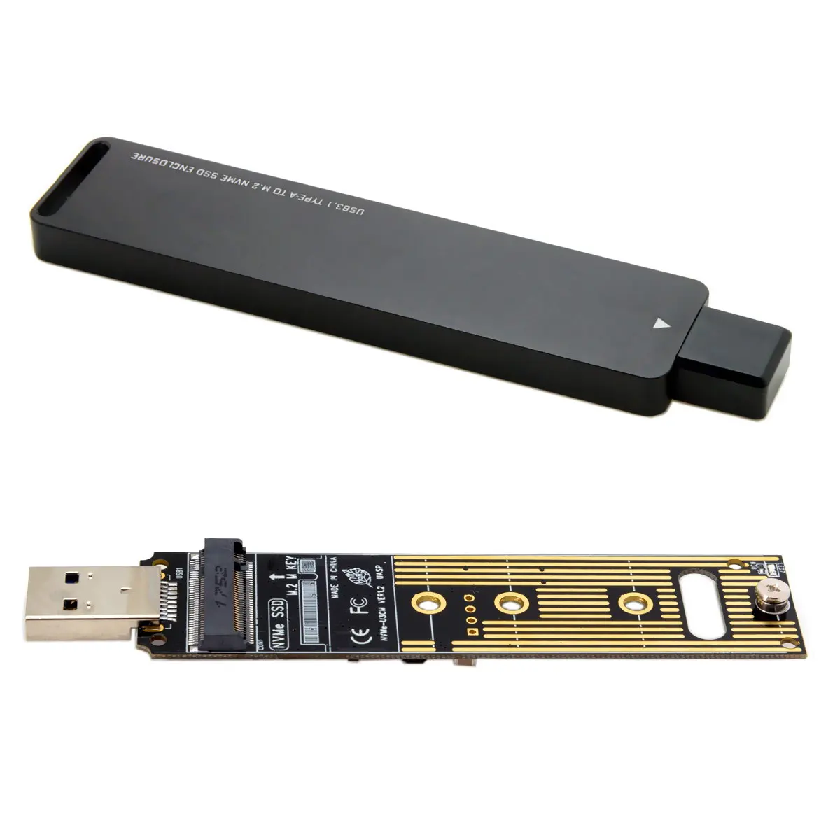 Внешний конвейер USB 3 0 для NVME M key M.2 NGFF SSD PCBA с чехлом флэш диска|Кабели передачи