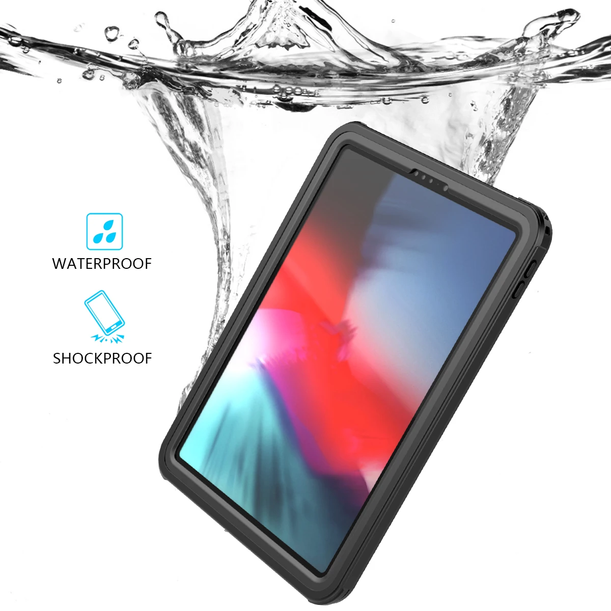 Для iPad Pro 11 дюймов 2018 чехол для планшета Водонепроницаемый подводный Дождь Снег