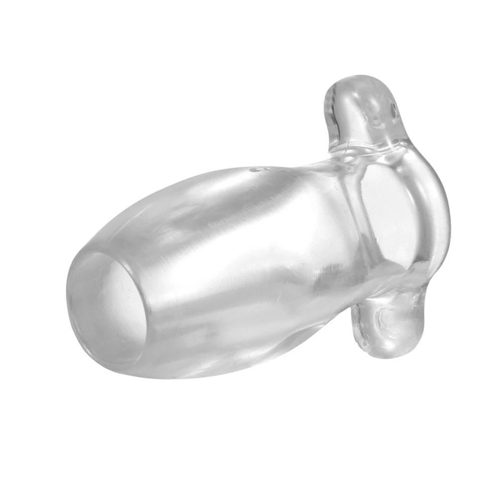 Секс-игрушки полый Анальная пробка задний двор прозрачная подглядывающая Анус