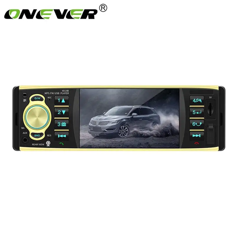 Onever 4 1 &quotHD цифровой Bluetooth автомобильный MP5 плеер встроенный Поддержка громкой