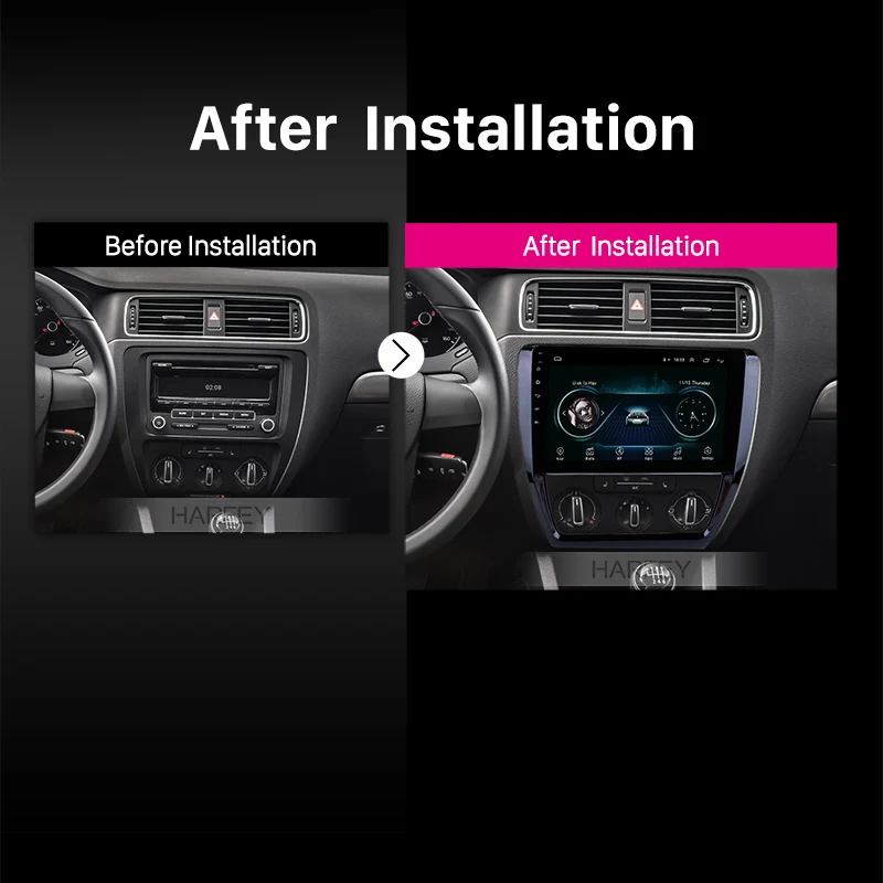 Harfey для 2012 2013 2014 2015 VW Volkswagen SAGITAR GPS навигационная система Android 8 1 радио Bluetooth Музыка