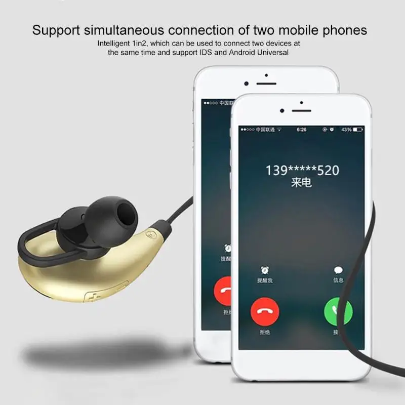 Y822 Bluetooth наушники вкладыши Спортивные Беспроводные мини стерео