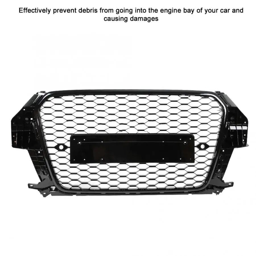 Передний бампер решетка для Audi Q3 2013 2014 2015 автомобильные аксессуары RSQ3