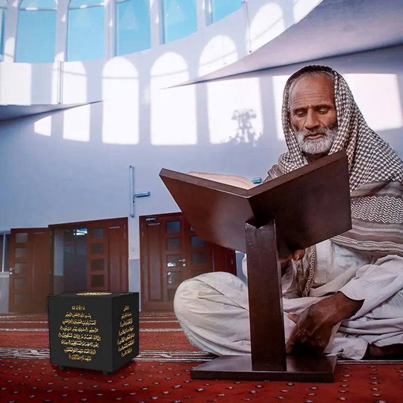 Громкоговоритель Bluetooth цветной беспроводной динамик свет в форме Куба quran