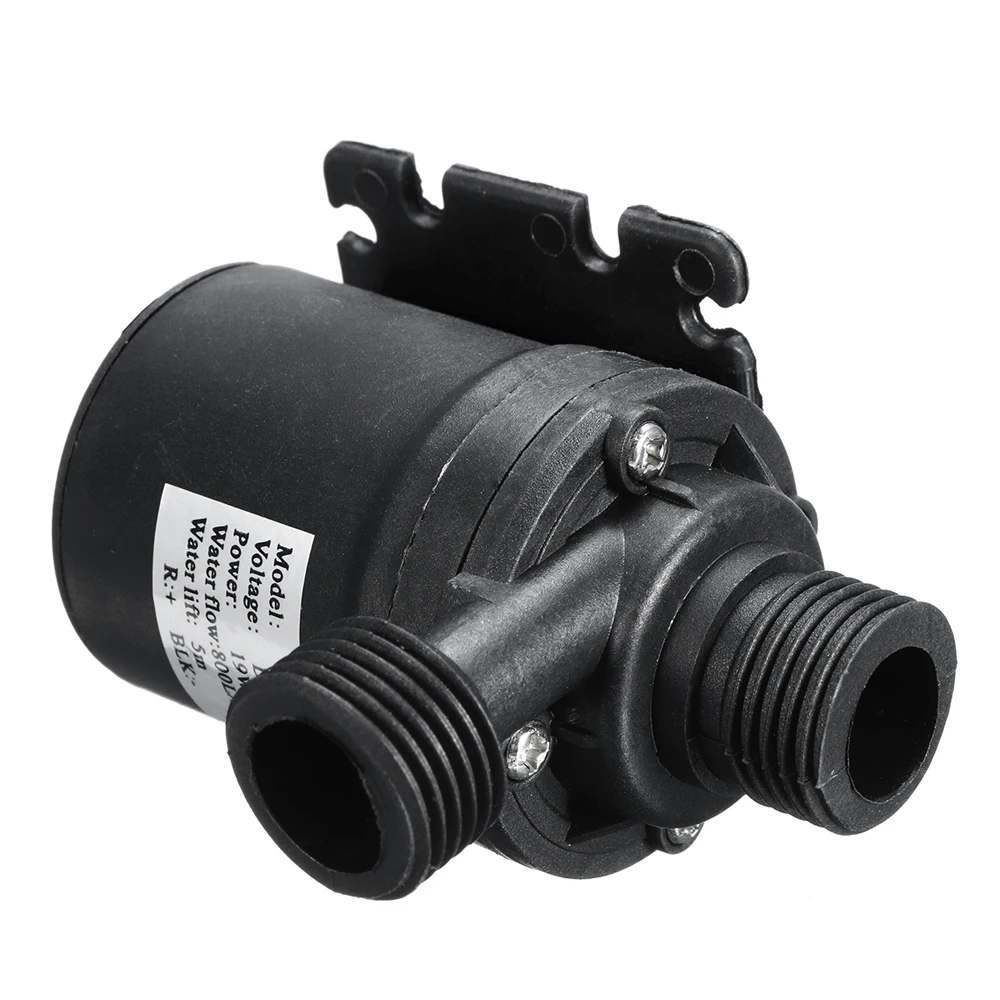 Ультра тихий мини DC 12V Водяной насос лифт 5M 800L/H бесщеточный мотор погружной