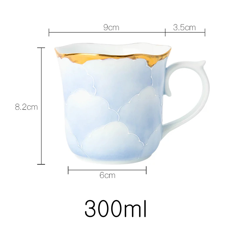 Handmade Ceramic Coffee Mug Japan Style Water Milk Tea Cups Mugs Birthday or Wedding Gift | Дом и сад