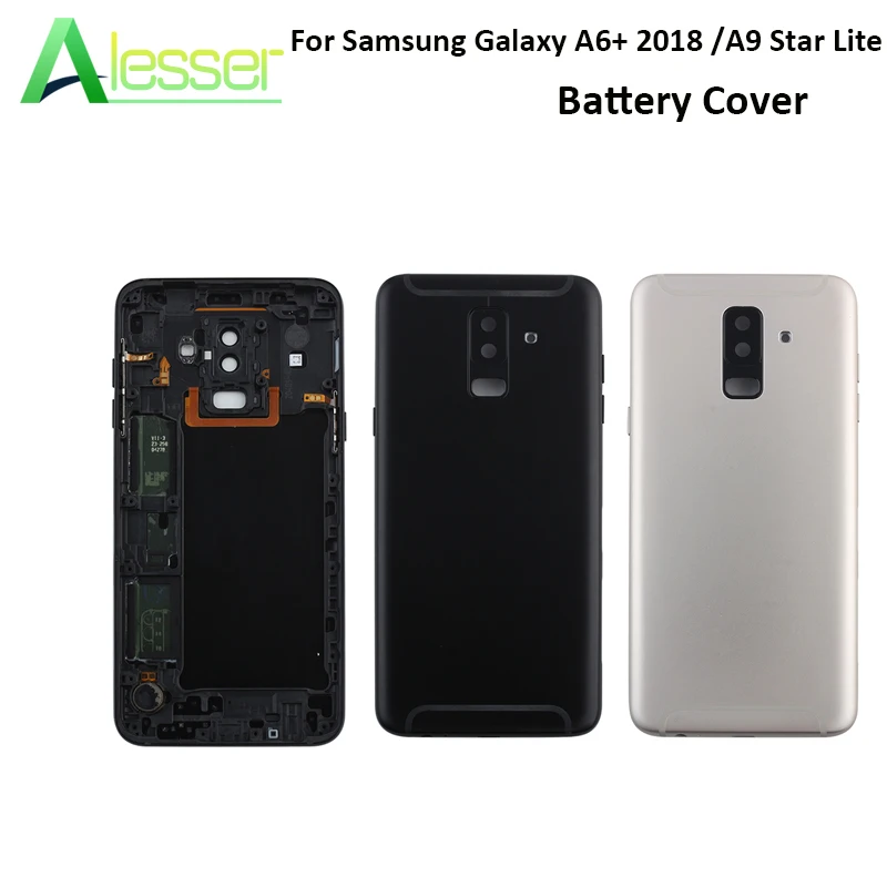 Alesser для samsung Galaxy A6 + батарея Крышка с излучающей плёнки Ultra Slim защитный A9 Star Lite