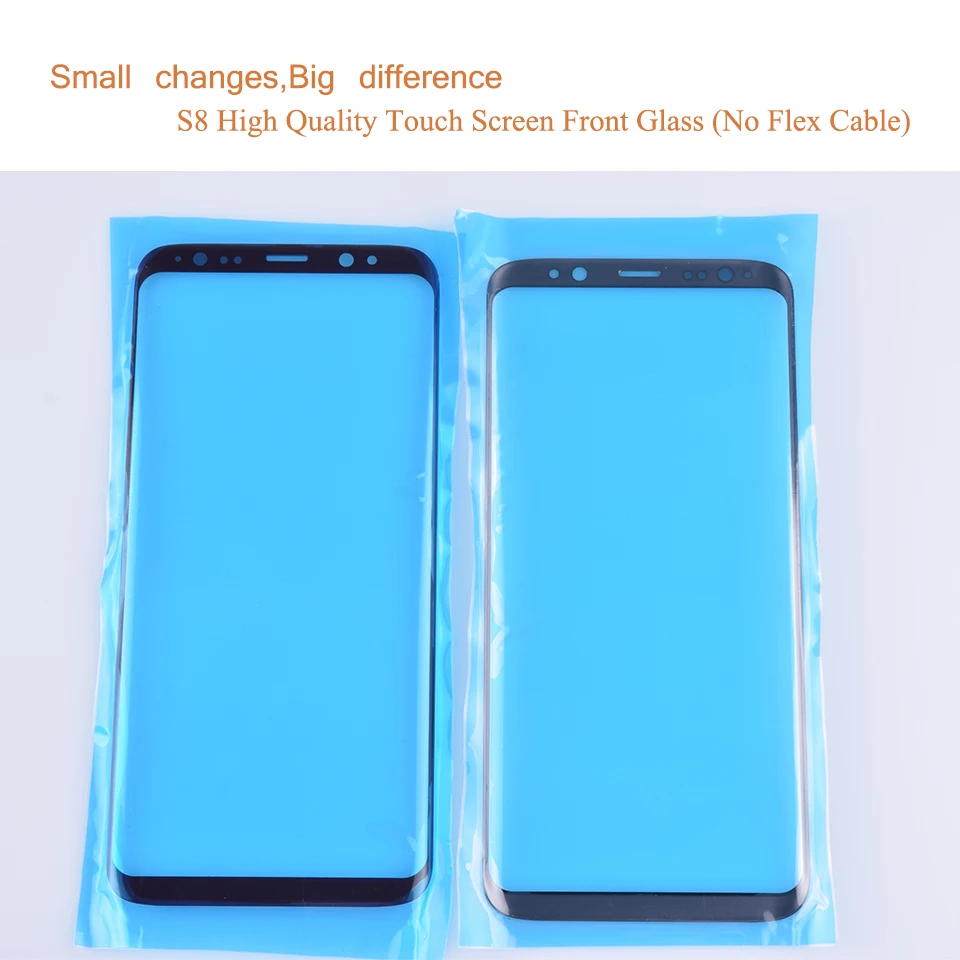 10 шт./лот для Samsung Galaxy S8 g950 G950F Plus G955F сенсорный экран передняя стеклянная панель