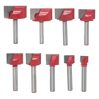 2018 6 мм хвостовик резак по дереву гравировальный Нож хвостовик Фрезерные фрезы деревянная резка для мельницы деревообрабатывающий инструмент 10 мм-32 мм