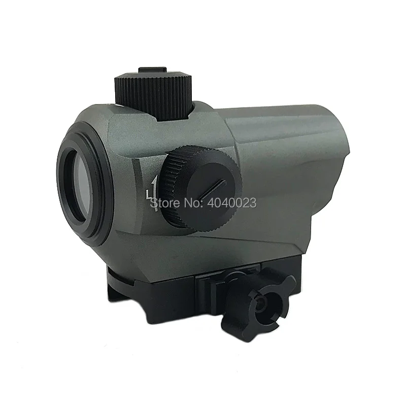 Тактический D10 Коллиматорный прицел 1 5 MOA охотничье ружье Red Dot с 20 мм Riser