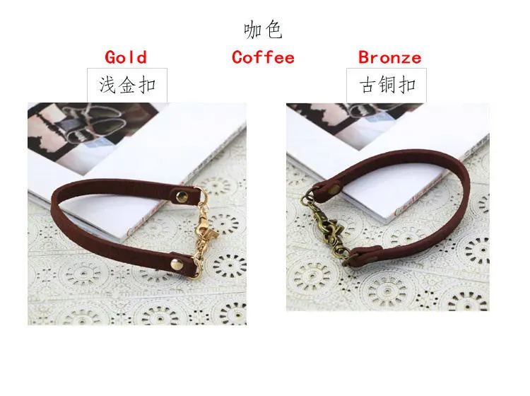 Ручка для сумки 32 см короткий ремень из искусственной кожи тонкая маленькая