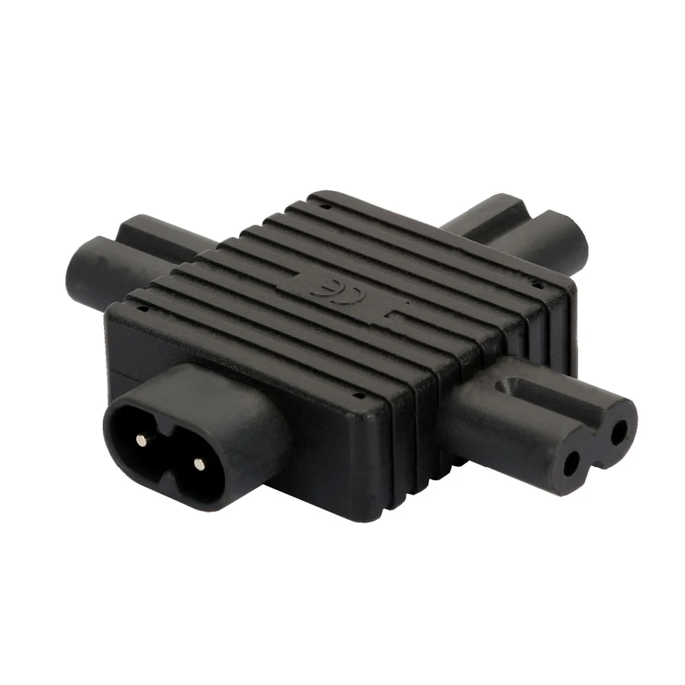 OPQ Wa 1052 Iec 320 C8 Om 3X C7 адаптер питания для IEC разделенный светодиодный