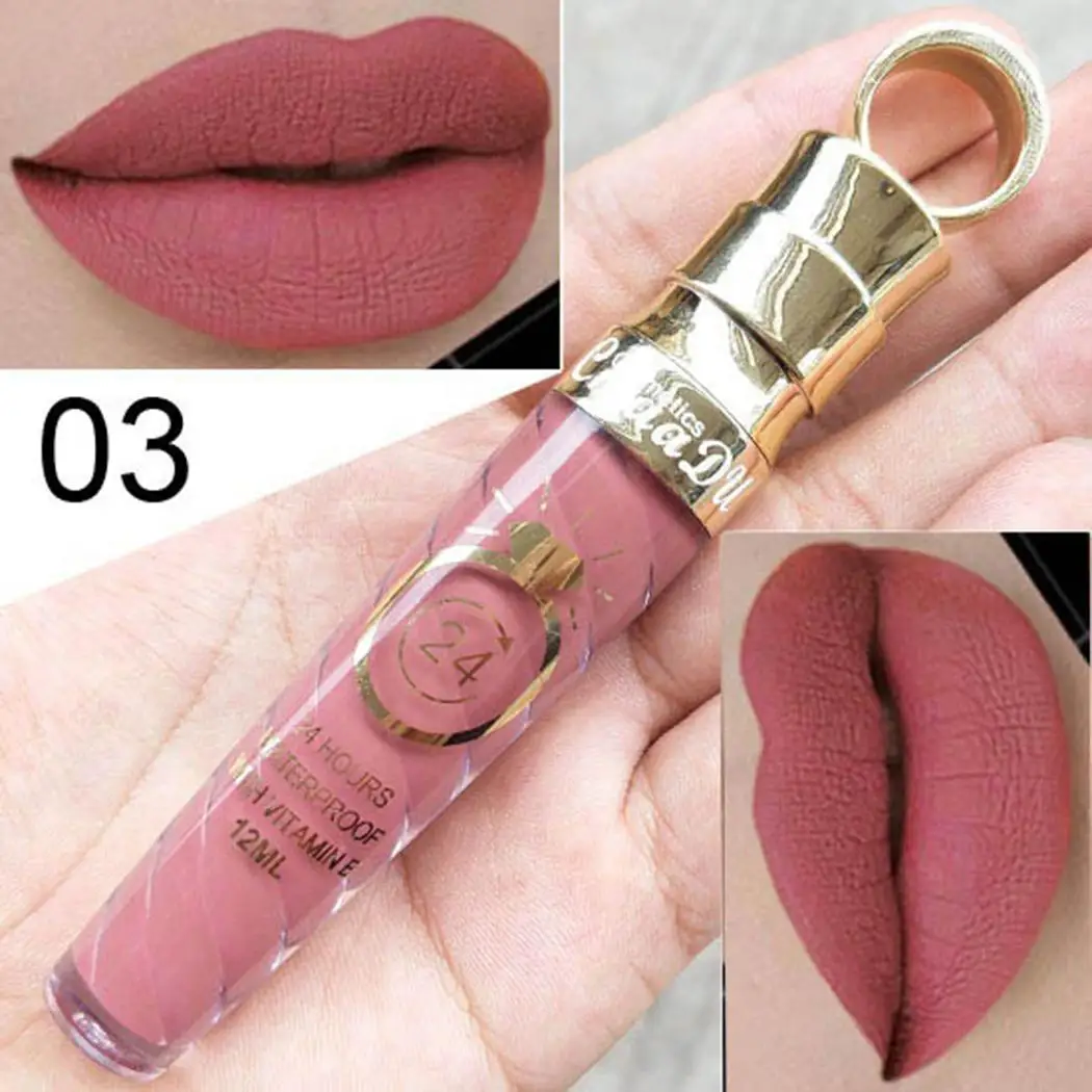 Новый макияж косметика матовый блеск для губ Стойкий цвет 1 Color 20 12 мл жидкая