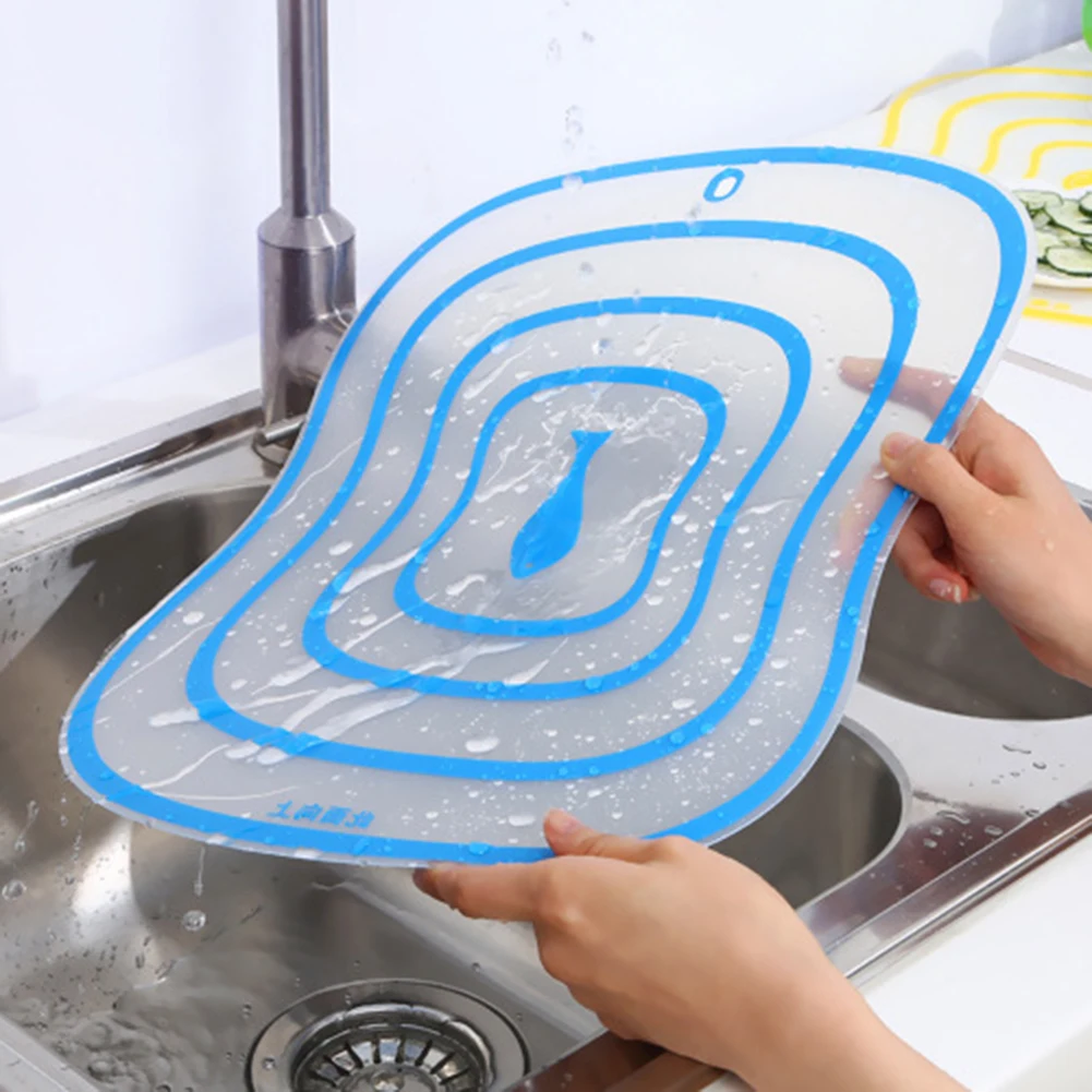 Кухонный пластиковый разделочный блок 4 шт. нескользящая матовая разделочная