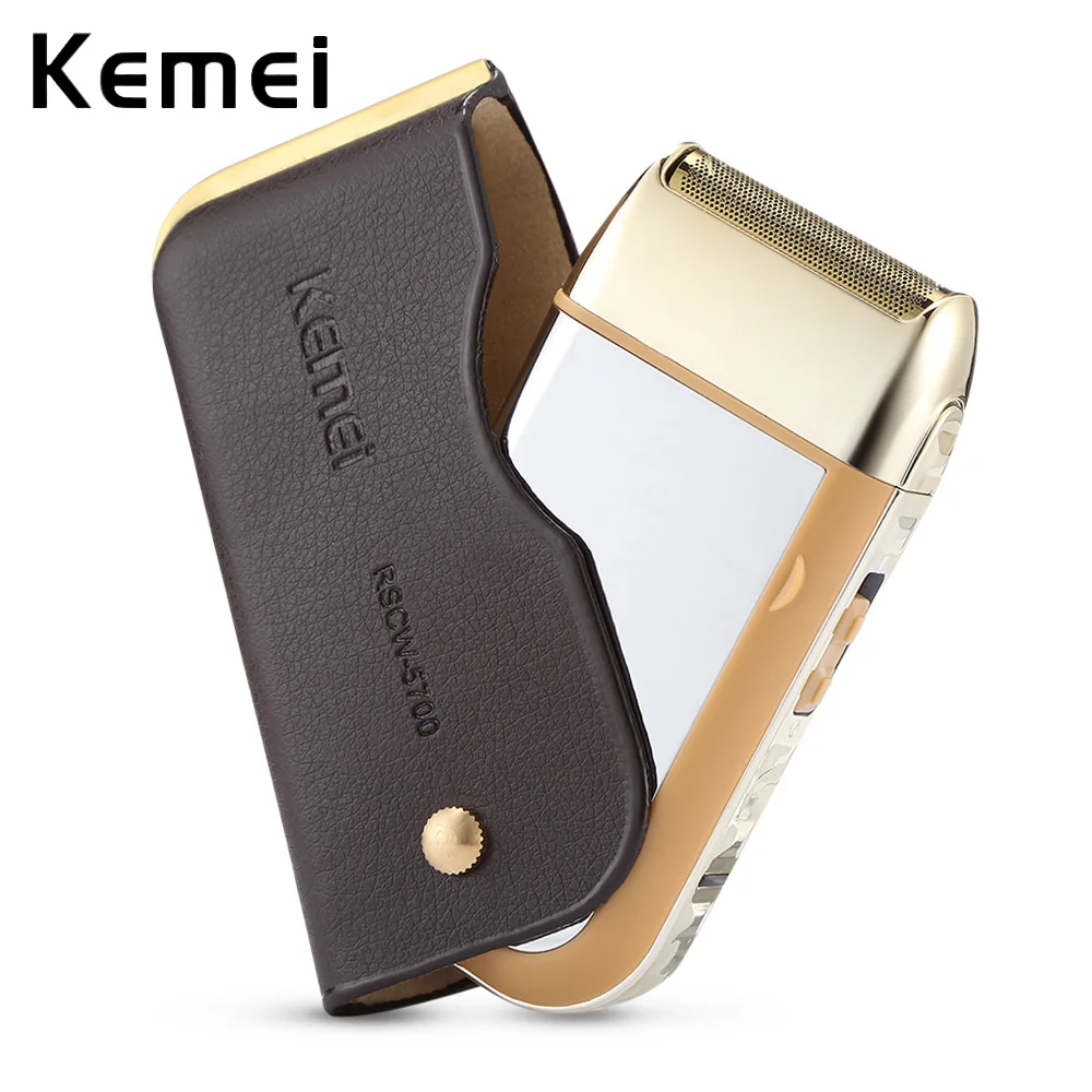 Kemei KM 5700 перезаряжаемая электрическая двойная бритва с плавающей головкой